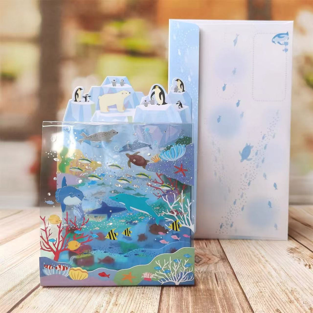 Ocean World 3D Card