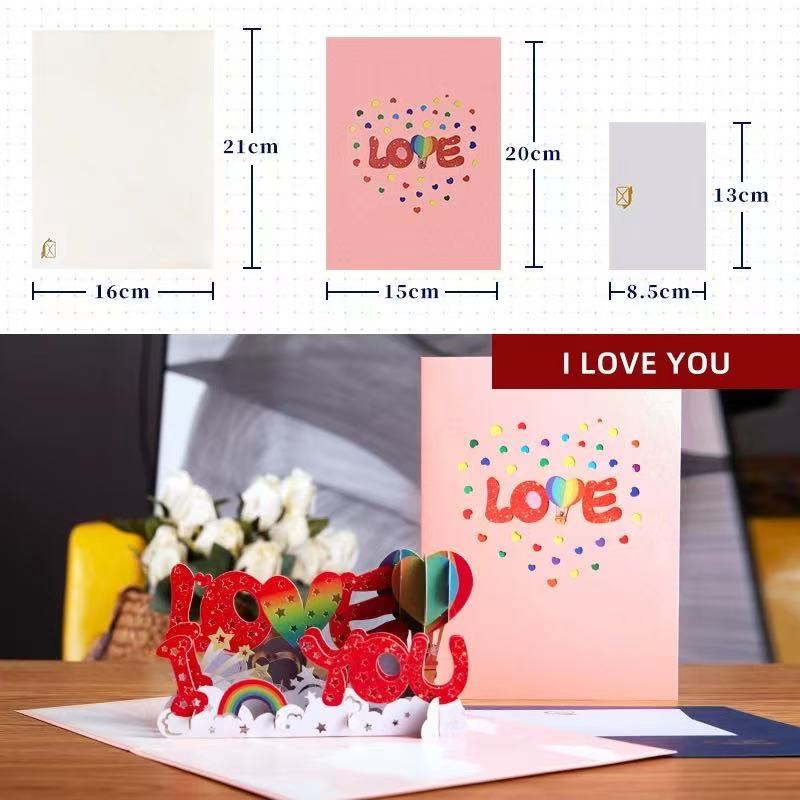 Love You Pop-Up Card